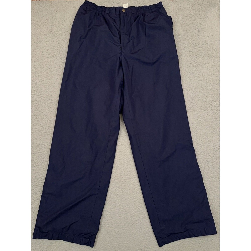 Sunice Gore-Tex Hurricane Golf Pants Mens 32x31 Blue Lined Windbreaker Ankle Zip